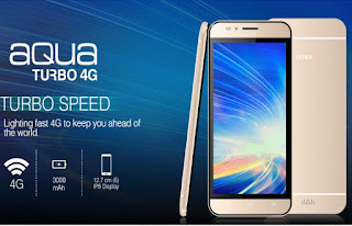 Intex Aqua Turbo 4G With Android 5.1,Launched at Rs. 7,444