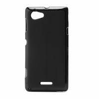 TPU Jelly Case Cover for Sony Xperia L S36h C2105 C2104 - Black TPU Jelly Case Cover for Sony Xperia L S36h C2105 C2104 - Black