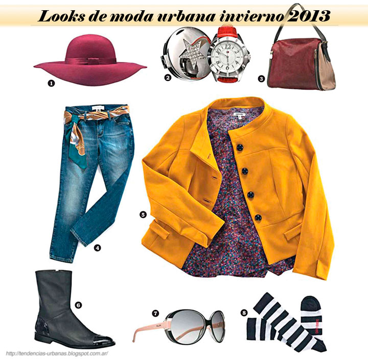 Looks de moda urbana mujer invierno 2013 Looks de moda urbana mujer invierno 2013