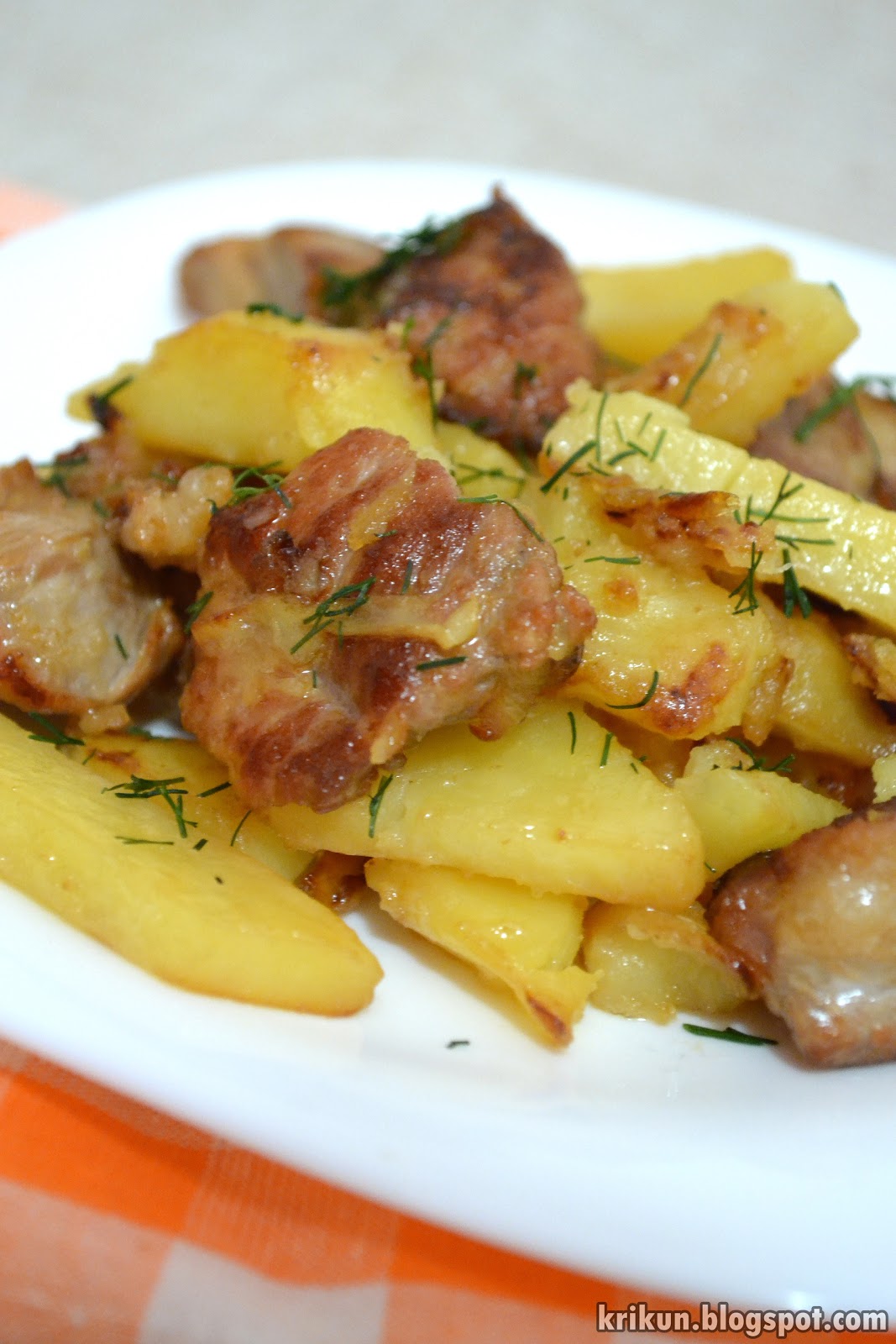 Блюда из свинины и картошки