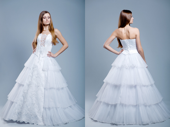 vestidos de novia de falda esponjosa al estilo princesa. – hora de ocio