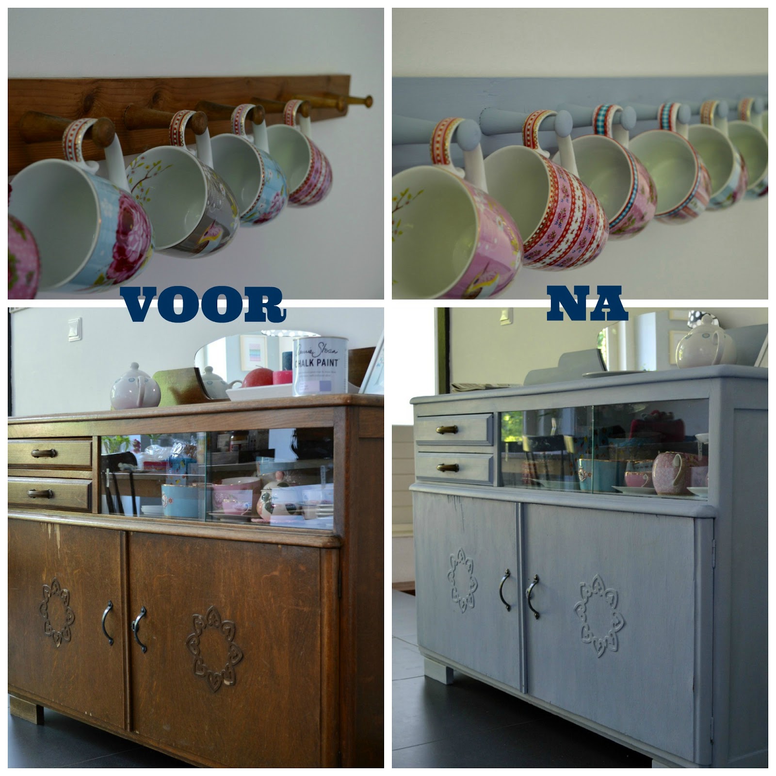 Keukenkastjes schilderen met krijtverf: met lakken of verven is ...