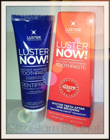 Luster NOW Instant Whitening ToothPaste Whitening Toothpaste Review