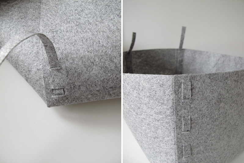 NEST Vintage & Handmade DIY Felt Storage Box