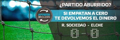 suertia bono 100 euros devolucion Real Sociedad vs Elche 28 noviembre suertia bono 100 euros devolucion Real Sociedad vs Elche 28 noviembre