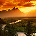 Mountain Sunset HD Wallpaper
