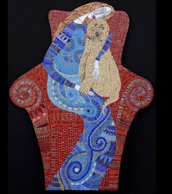 decorative mosaic paintings by Irina Charny