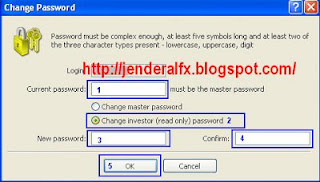 Mengganti Master Password dan Password Investor MT4 - 5
