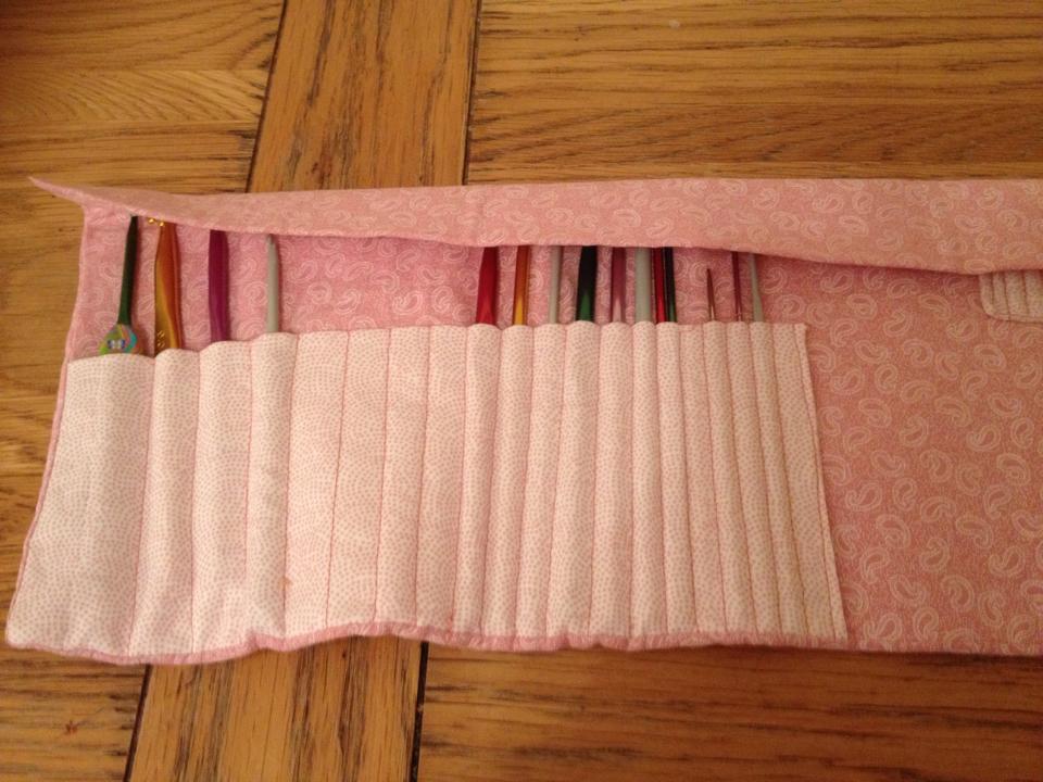 House of Sparkle Crochet hook roll tutorial