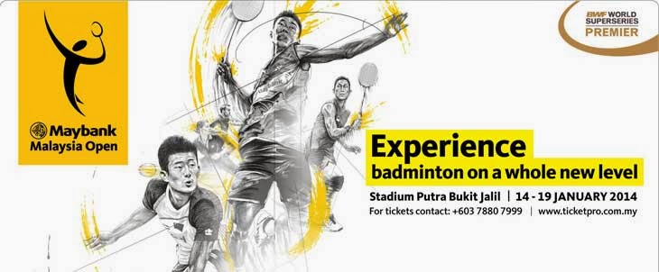 Jadual & Keputusan Badminton Terbuka Malaysia 2014 Maybank | Lee Chong Wei | Kafe Que vs Mamak Stall