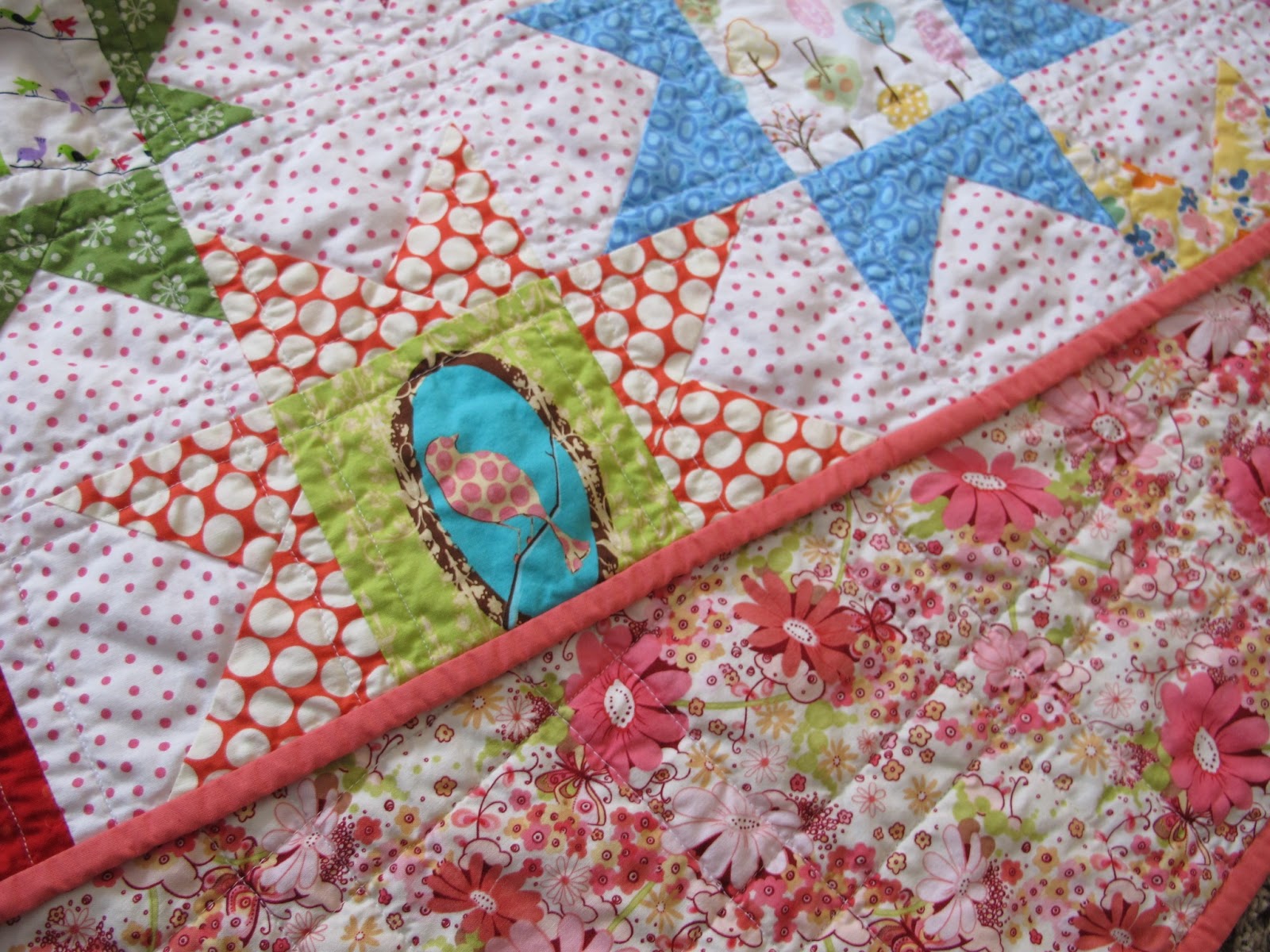Sparkle Punch Baby Quilt
