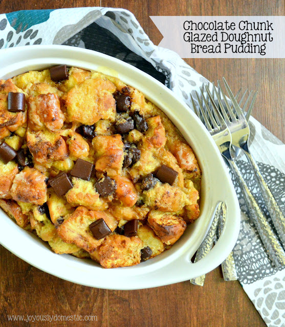 Joyously Domestic Blueberry Vanilla Bean Bread Pudding