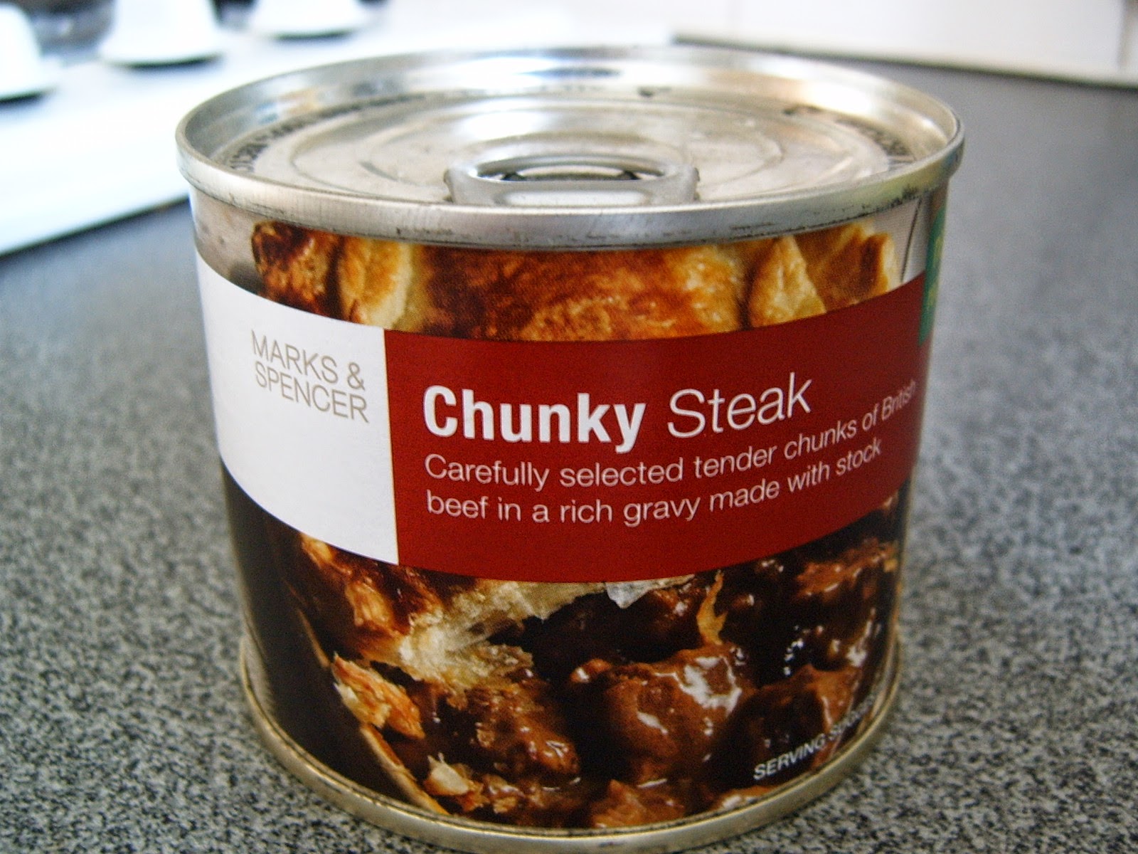 The Tin Cannoisseur Take a tin of steak and make a bake (which may