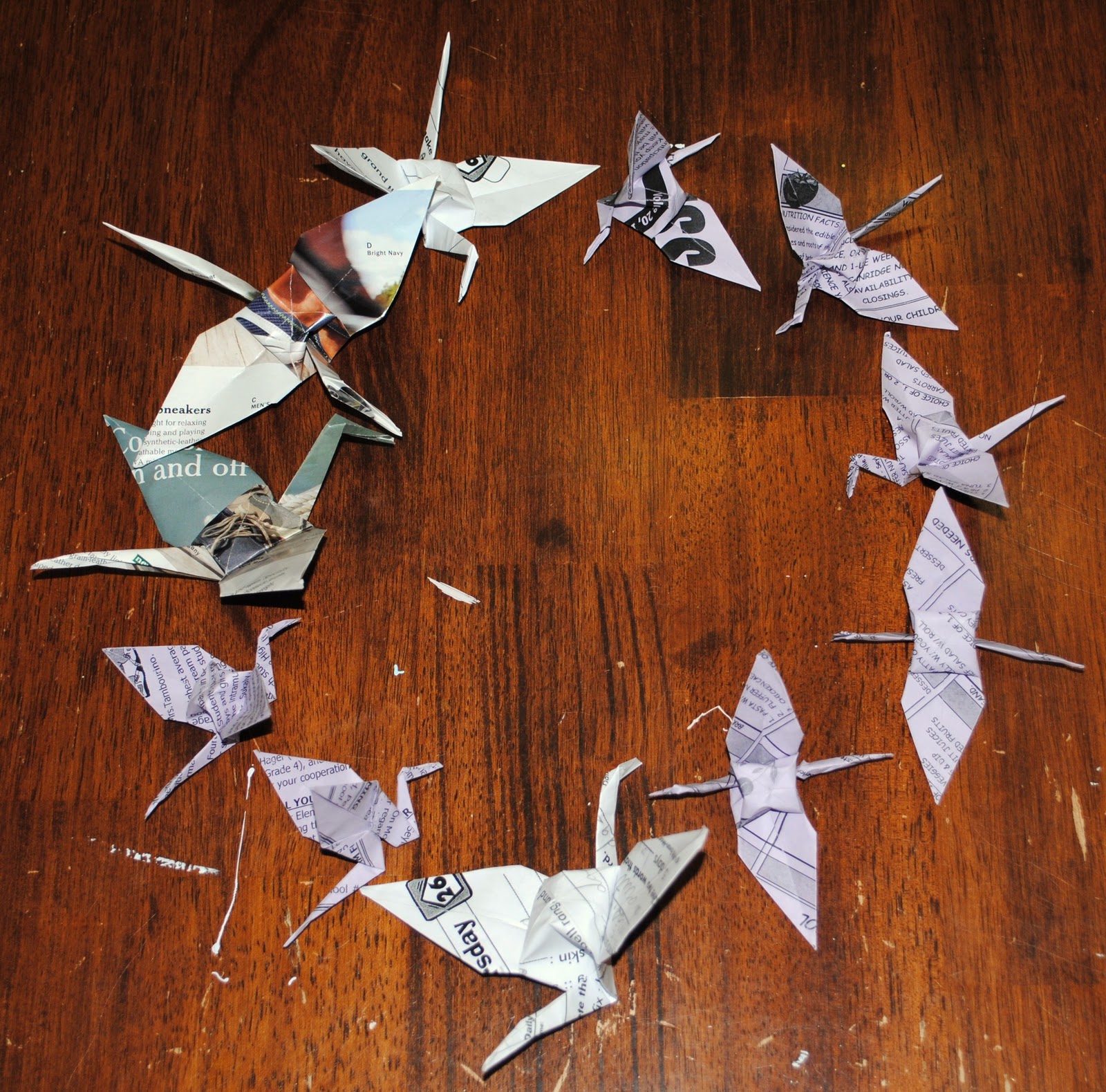 Art Recycles Paper Cranes 4 Japan