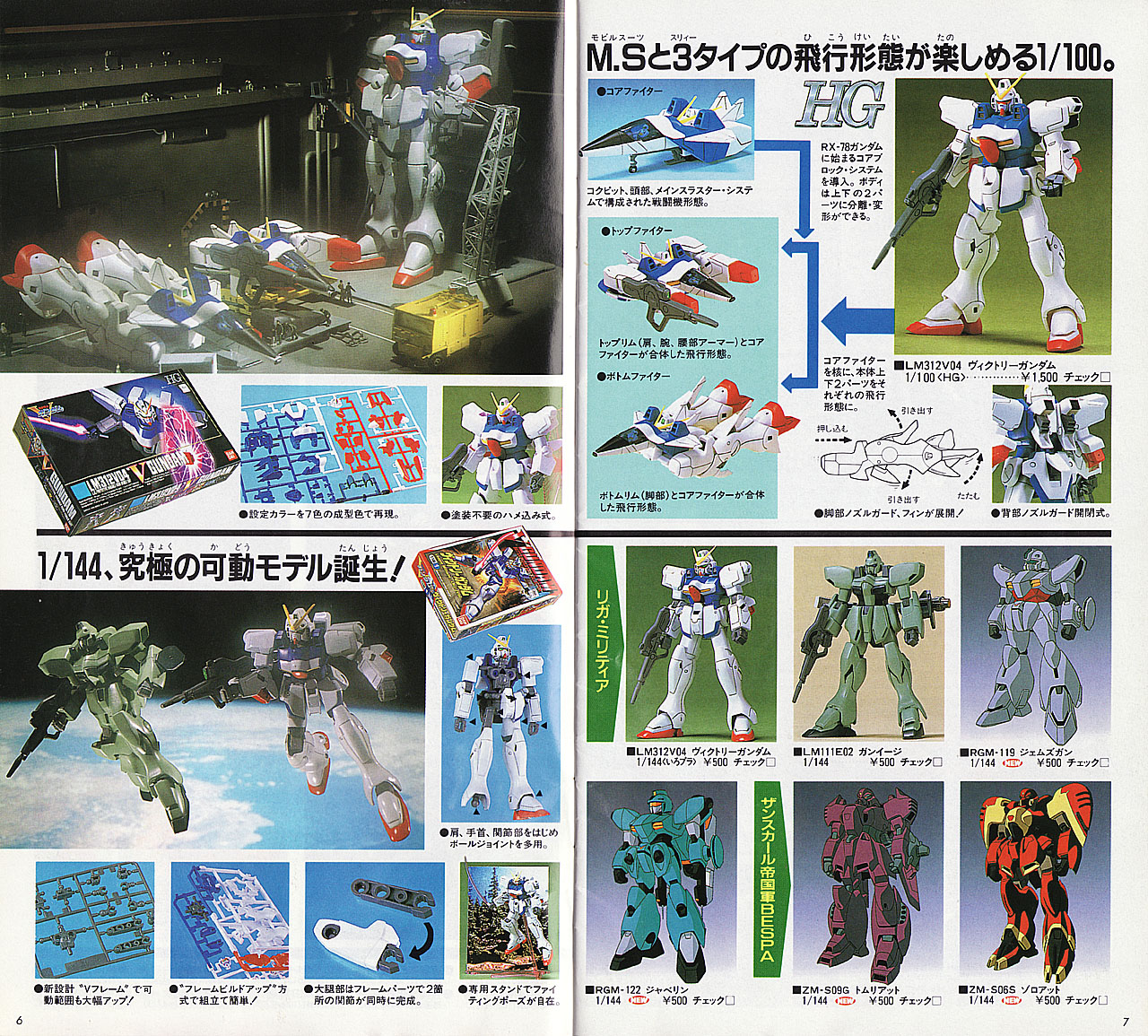 GUNDAM GUY Bandai Plastic Model Kits Catalogue 1993 Classic!