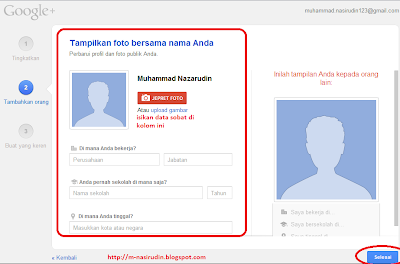Foto Profil Google + Foto Profil Google +