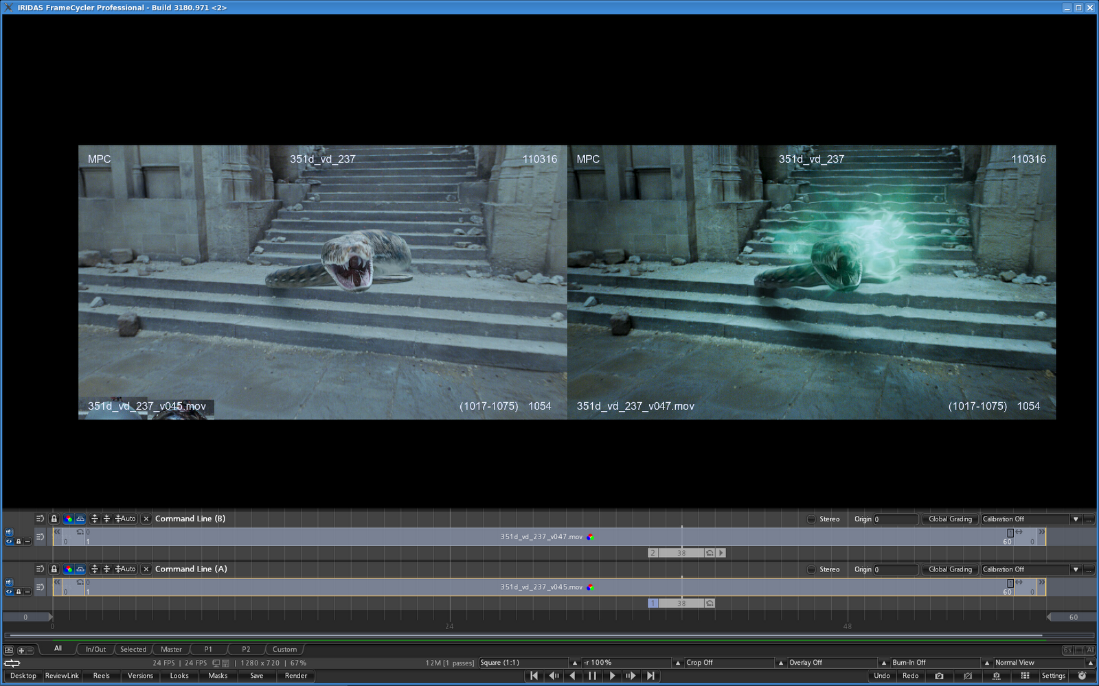 MOTION DESIGN & COMPOSITING compositing artist on Harry Potter at MPC