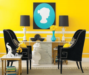 Cores Decoração Apartamentos - Amarelo Cores Decoração Apartamentos