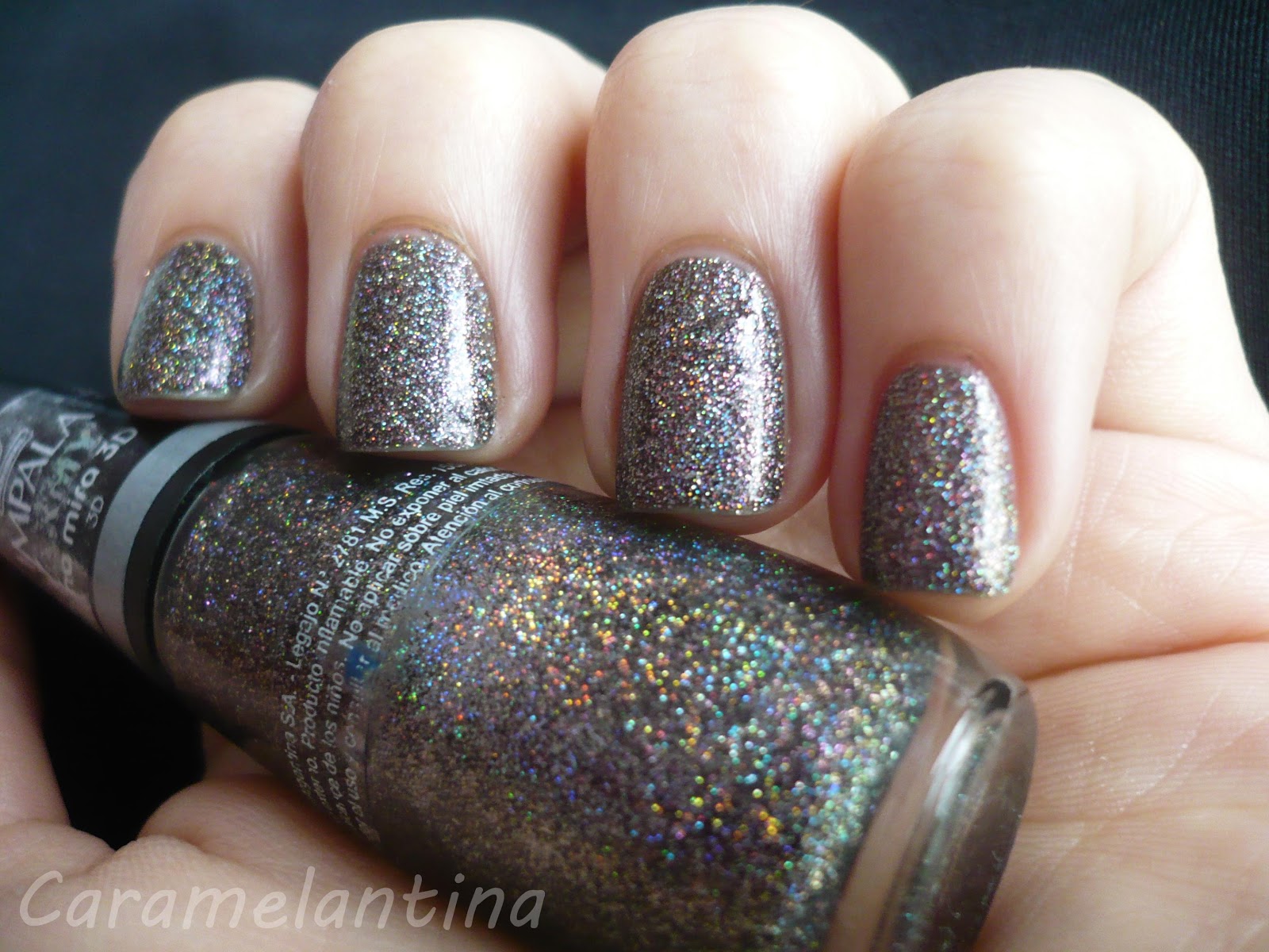 Impala Na mira 3D Esmalte holográfico glitter, opiniones swatch review