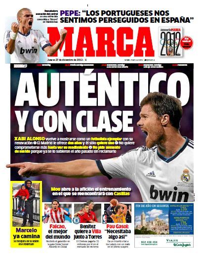 Diario Marca PDF del 27 de Diciembre 2012 Diario Marca PDF del 27 de Diciembre 2012