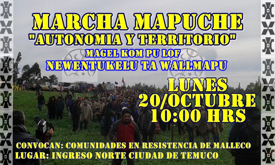 Marcha por la resistencia Mapuche (TEMUCO)