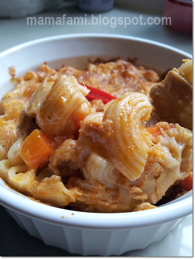 MamaFaMi's Spice n Splendour Baked Macaroni with Tuna