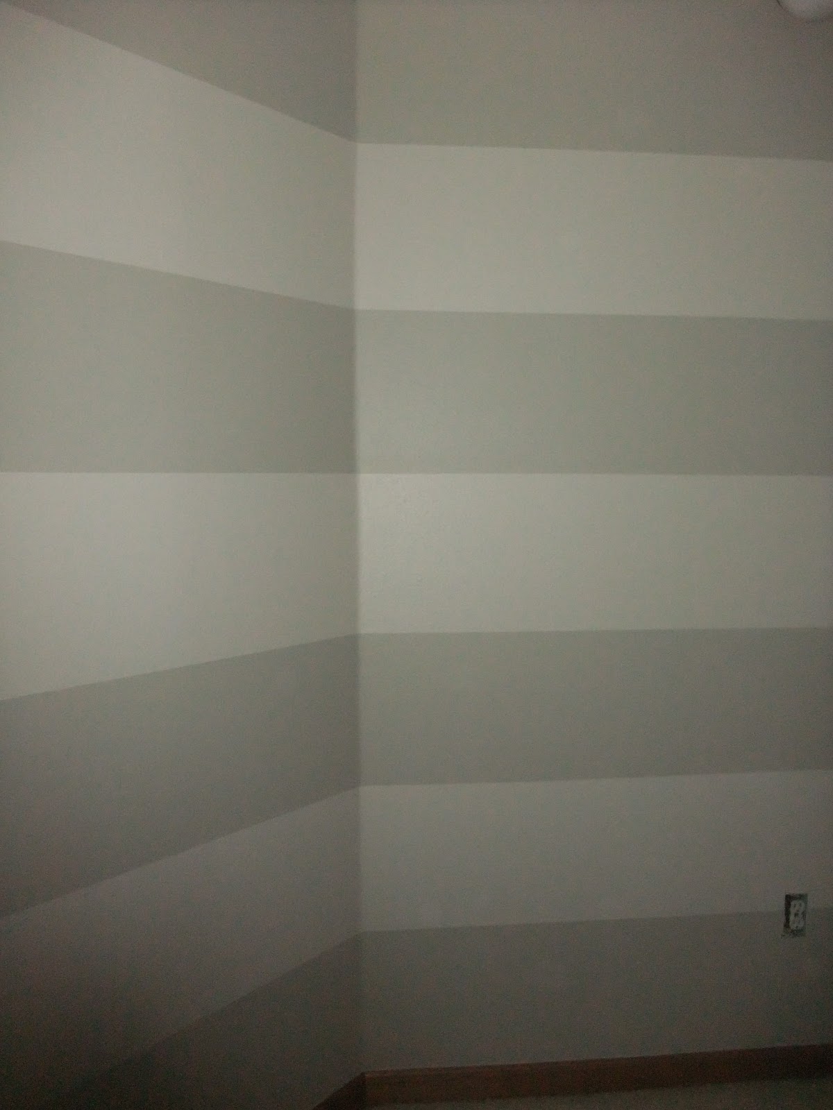 Just Another Hang Up Painting Stripes on Textured Walls