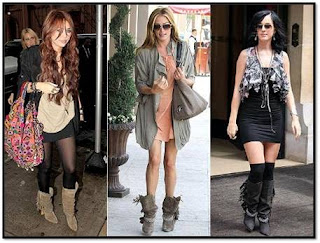 Botas con flecos Botas con flecos
