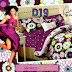 Sprei Handmade Motif Sasha Dotie Purple