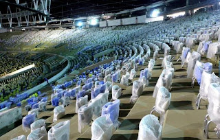 Maracanã Rio Cerca de 96% dos assentos cobertos, retráteis e numerados