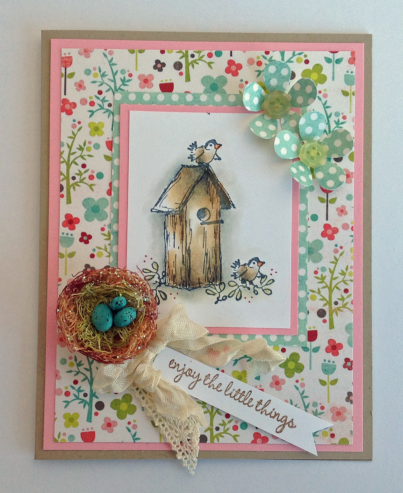 Laura's Creative Moments Enjoy the little things (Stamps by Judith)