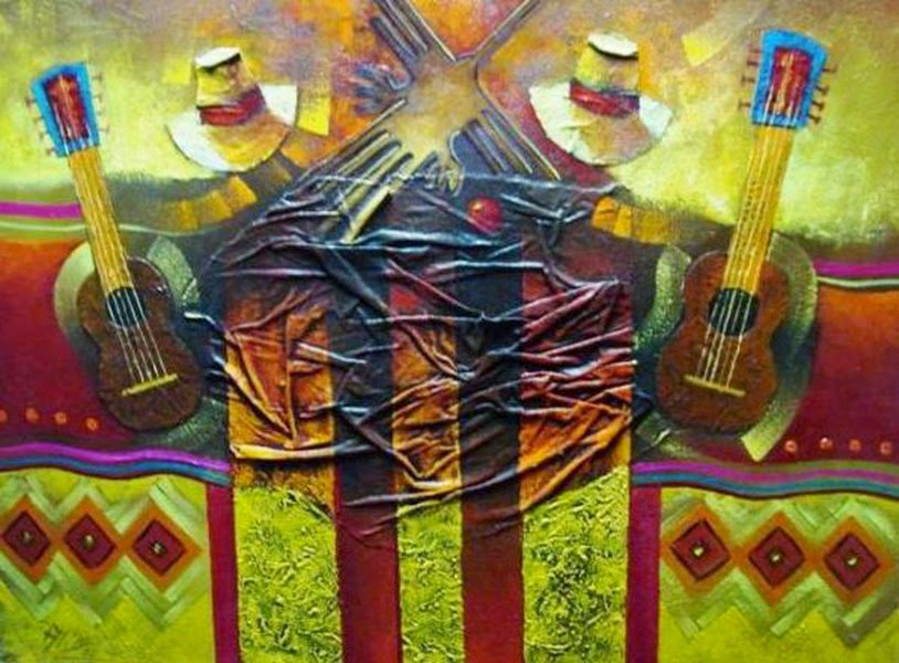 cuadros-modernos-peruanos-al-oleo pinturas-modernas-peruanas-en-espatula