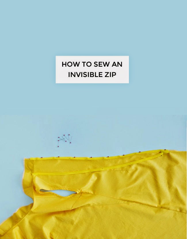 How to Sew an Invisible Zip