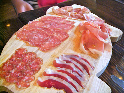 Chef's choice salumi platter at Coppa, Boston, Mass. Chef's choice salumi platter at Coppa, Boston, Mass.