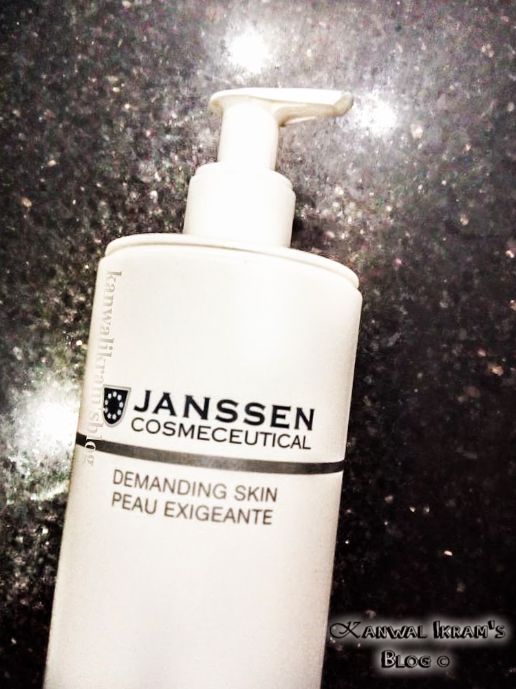 Kanwal Ikram's Blog Janssen Cosmeceutical Brightening Face CleanserReview