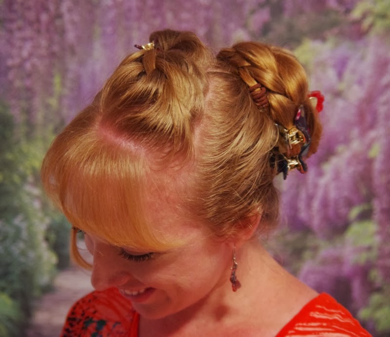 Braids & Hairstyles for Super Long Hair: Lazy-day French braid updo