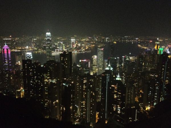 Hong Kong the night