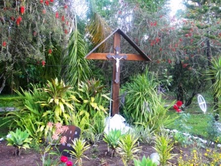 O CRISTO DO SILÊNCIO E A NATUREZA QUE "REZA" EM TORNO DELE