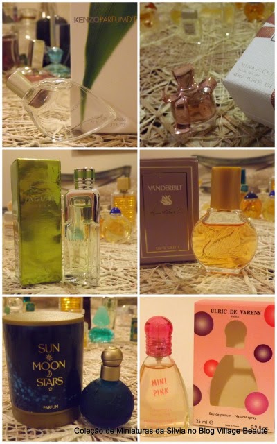 COLEÇÃO DE MINIATURAS PERFUMES DA SILVIA COLEÇÃO DE MINIATURAS PERFUMES