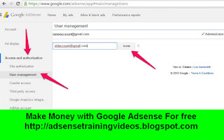 Adsense account me kisi dusre user ko kaise add kare ? Adsense account me kisi dusre user ko kaise add kare ?
