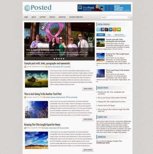 Posted Blogger Template Posted Blogger Template