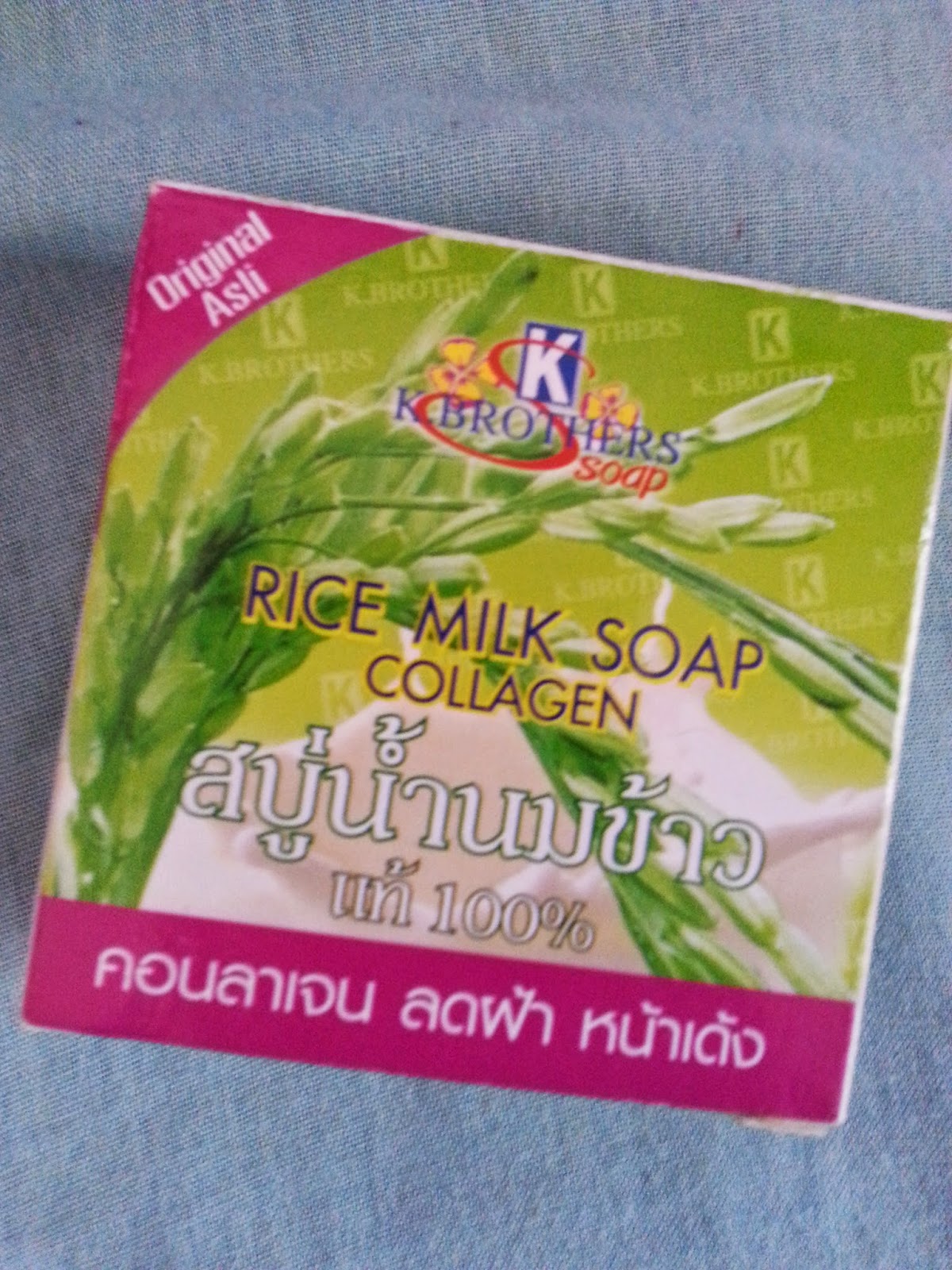 Too Fast To Live, Too Young To Die K Brothers Rice Milk Soap Collagen