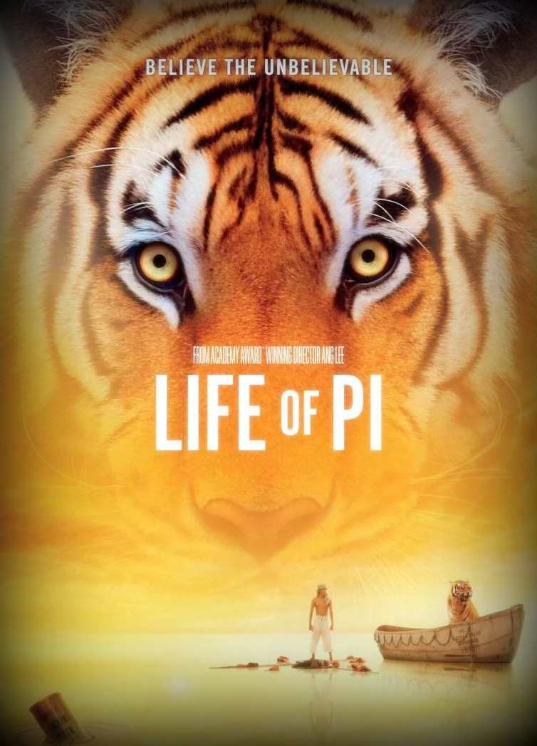 Digitista MediaWave: LIFE OF PI and the PIE OF LIFE -- LIFE OF PI Movie  Review