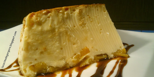 Flan De Melocotón
