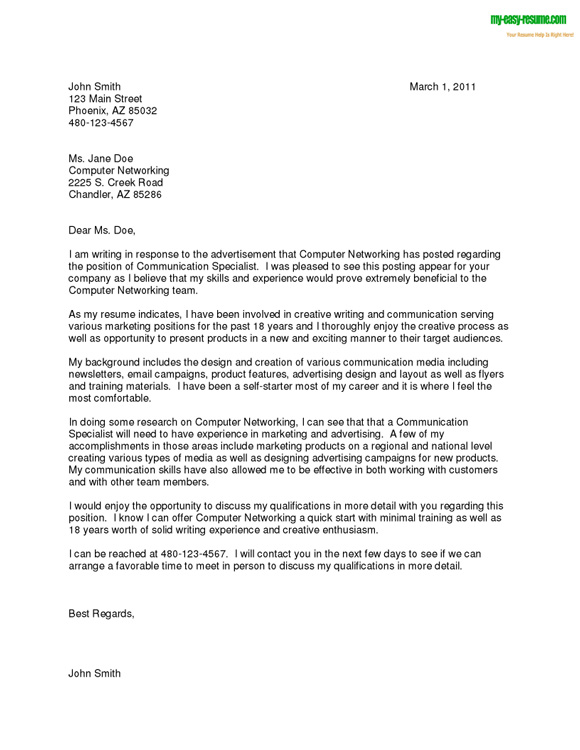 how to do a covering letter for a job
