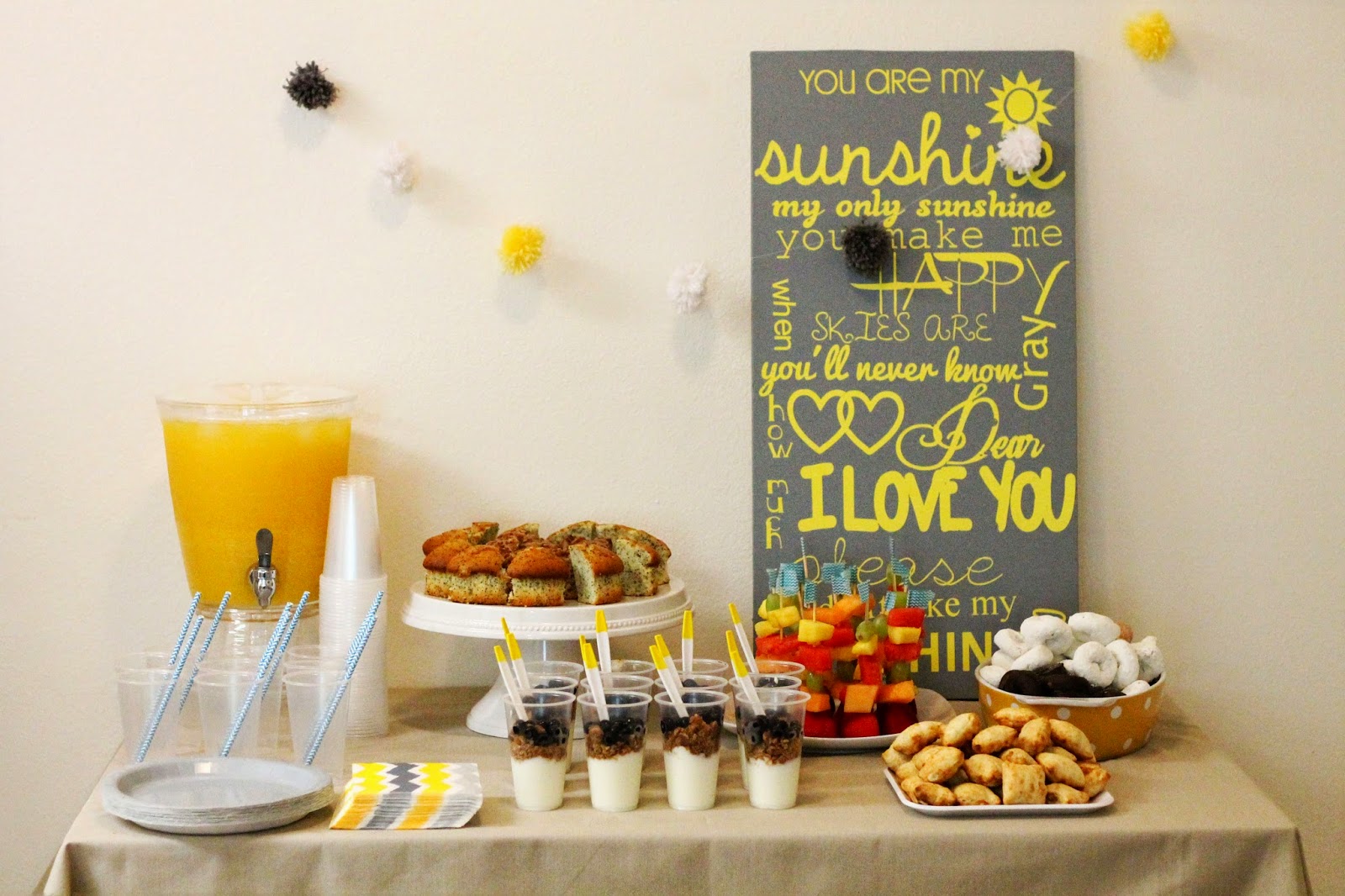 Silver Lining a brunch baby shower