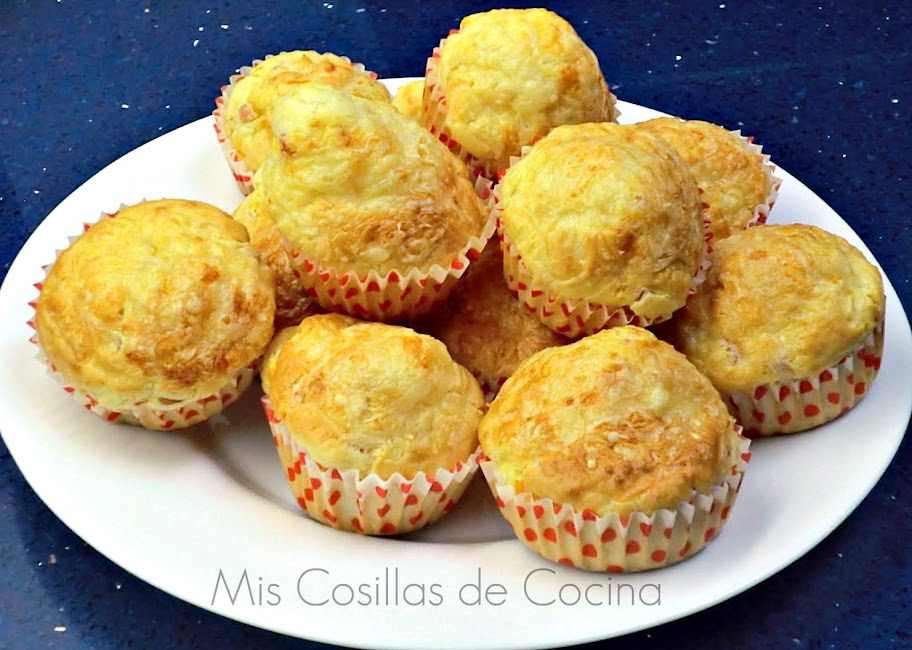 Muffins De Jamon York Y Queso
