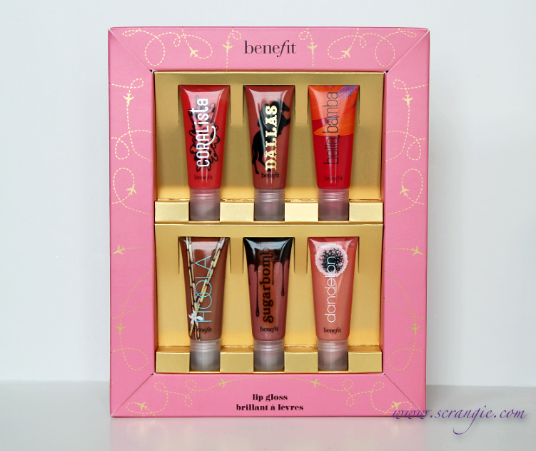 Scrangie Benefit High Flyin' Glosses Mini Lip Gloss Set Holiday 2012