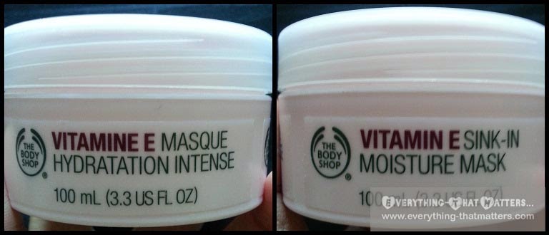 The Body Shop Vitamin E Sink In Moisture Mask