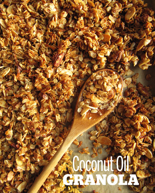 Cooking Pinterest Coconut Oil Granola